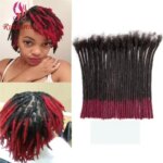 0.2/0.4/0.6/0.8cm Thickness Color 1B/Bug Loc Extensions Permanent Human Hair Handmade Dreadlock Extensions For Men Women (New)