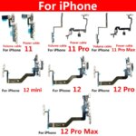 NEW Repair Side Power ON OFF Key Flex Cable IPhone 11 12 Pro Max 12 mini Volume Switch Button Ribbon (New)