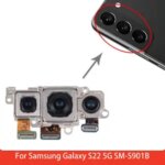 Set Front Rear Camera Samsung Galaxy S22 5G SM S901B Backside Camera Module Spare Parts Bangladesh (New)
