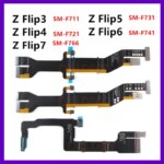Main board LCD Display Spin Axis Flex Cable Samsung Galaxy Z Flip 7 3 5 6 4 F711 F721 F731 F741 F766 Smartphone Repair Parts (New)