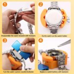 3 in 1 Repair Tool Set Watch Back Remover Tool Adjustable Opener Back Case Remover Watch Case Back Opener Repair Remover Holder (New)