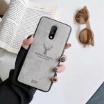Fabric Cloth Deer Pattern Case Oneplus 10R 5G One Plus 10 R Soft tpu Cover (New)