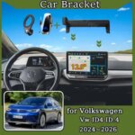 Car Mobile Phone Holder Volkswagen ID.4 ID.5 2024 2025 12.9 Screen Mount MagSafe Bracket Wireless Charger Stand Accessories Bangladesh (New)
