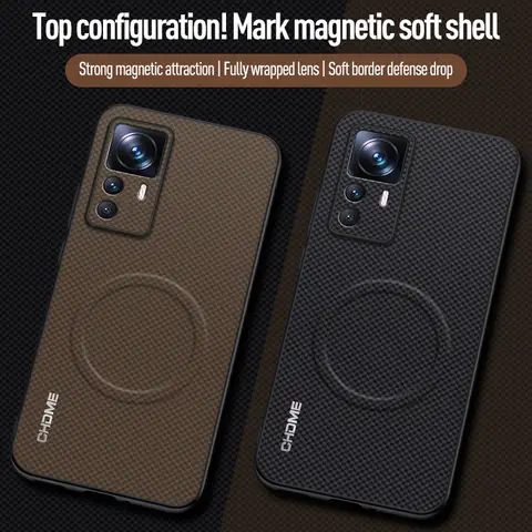 S4a5bafd0369644e6a09f4b36d7d99252K_480x480q75 Luxury Leather Texture Magnetic Phone Case Xiaomi 12T Pro Xiaomi12TPro 5G Silicone ShockProof Protective Back Cover Coque (New) - Image 1