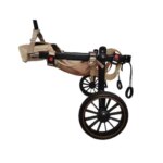 Adjustable Dog Wheelchair for Medium Large Dogs Pet Walking Assistance Cart Hind Leg Rehabilitation Mobility Aid (New)