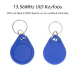 5/10/20PCS 13.56Mhz RFID UID Token Copy Keykobs Changeable Attendance Management UID Clone Keychain Tag For Mif 1k S50 Writable (New)