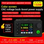 SK150C 40V 8A 150W DC DC Buck Boost Converter CC CV 0.5-40V 5V 12V 24V Power Module Adjustable power supply (New)