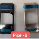 1Pcs Middle Frame Housing Mid frame Bezel Chassis Plate With Power Volume Side Buttons Google Pixel 8 Pro Pixel 8 8A (New)