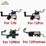 Top Ear Earpiece Speaker Sensor Flex cable iPhone X XR XS 11 12 PRO MAX MINI Proximity Sensor Sound Speaker Face ID Parts (New)