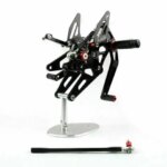 Arashi Motorcycle Adjustable Rearset Footrests Driver Foot Pegs Pedals Shifter Bracket Rear Set For YAMAHA YZF R1 2004 2005 2006 (New)