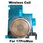 1pcs iPhone 17 17Pro 17ProMax 17Air Wireless Charging Chip Coil With Magnet Flash Light Power Volume Flex Cable Repair Part (New)