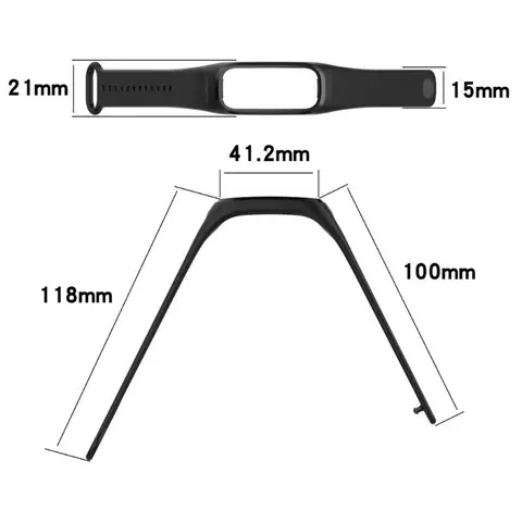 S4c0b41ffd0d040d7a2f969aa9d62f01ft_480x480q75 Silicone Strap for OPPO Band Eva 1 Waterproof Sport Band Fashion Wristband Watch Strap (New) - Image 1
