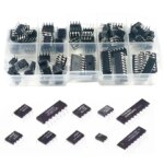 10 kinds 85PCS of specifications IC NE555 LM324 integrated circuit chip kit DIP direct insertion single precision timer (New)