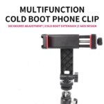 360 Degree Rotation Phone Holder Phone Tripod Mount Holder Mobile Smartphone Support with Cold Shoe Iphone Samsung (New)
