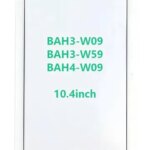 AAA  HUAWEI MatePad LTE 4G 5G BAH3-W09 BAH4-W09 BAH3-W59 104 Touch Screen Panel Tablet Front Outer LCD Glass Lens With OCA (New)