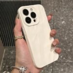 Soft Fold Pattern Phone Case iPhone 11 12 13 14 15 16 17 Pro Max Air Plus Cy Bumper Silicone Cases Cover (New)