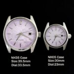 30mm/39.5mm NH05 Womens/NH35 Mens High End Luxury Stainless Steel Case Dial Customized Logo Dial for GS Couple Case Module (New)