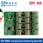 300 SMD component soldering test kits High-strength practice board Skill contest PCB soldering (New)