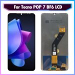 6.6" Original For Tecno Pop 7 BF6 LCD Display Touch Screen Digitizer Assembly For Tecno POP7 LCD Replacement Parts (New)