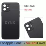 New Back Glass IPhone 12 Back Cover Glass Fast Replacement Housing Battery Cover Big Hole Rear Glass NO Lens IPhone12 (New)