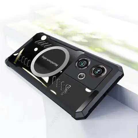 S4de9728f9b3c40c59ebad59837561955I_480x480q75 Funda ZTE nubia Z50 Magsafe Magnetic Transparent Case Nubia Z50 Z30 Z40 Pro Cooling Heat Dissipation Magsafing Cover (New) - Image 1