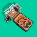 Unlimited Expansion Ant Farm with External Water Tower Yellow Soil Ant Nest Moisturizing Ant House Pet Anthill Workshop Castle (New)