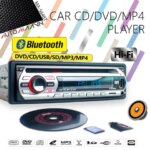 Car CD/DVD USB/TF In Dash Radio Receiver with Bluetooth Player For Volkwagon Peugeot Citroen Seat Toyota Honda Nissan Ford (New)