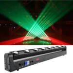 8x12W LED RGBW 4in1 Stage Moving Head Light DMX Hot Wheel Infinite Rotating Beam For KTV DJ Party Wedding (New)