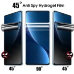 3Pcs Anti Spy Screen Protector Realme 10 10T 11 11x 12 4G Pro Plus 4G 5G 12x 5G India China 10s 12Lite Privacy Hydrogel (New)