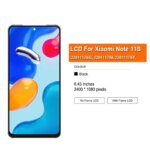 Super AMOLED LCD Xiaomi Redmi Note 11 LCD 2201117TG LCD Display Touch Screen Digitizer Assembly Redmi Note 11S LCD (New)