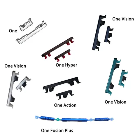 S4ef3565319e649b9ad4f77ef0d3d7266S_480x480q75 50Pcs,NEW Power Button + Volume Side Button Key Set Replacement Part Motorola Moto One Fusion Plus Action Hyper Vision Macro (New) - Image 1