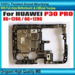 HuaWei P30 Pro Unlocked Original Motherboard Android System Chips Huawei P30 Pro BackShell logic board 8GB RAM 128GB ROM Bangladesh (New)