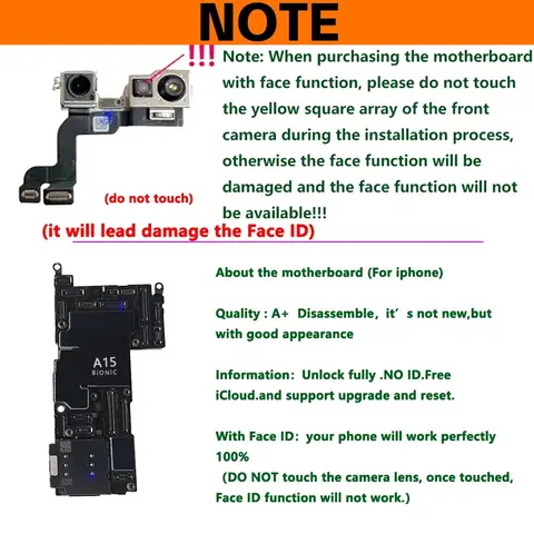 S4f6108e18880454e91103a361c84086dK_480x480q75 A+ Unlocked For iPhone 14 Pro Max Motherboard With Face ID Logic Board For IPhone14 Plus Free Clean ICloud Full Chips Mainboard (New) - Image 1