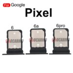 Black  Yellow White SIM Card Socket Slot Sim Tray Reader Holder Google Pixel 6Pro 6A 6 Pro Replacement Parts (New)