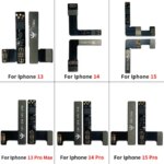 50Pcs，YF NEW Tested Battery Replacement Flex For iPhone 14 11Pro Max 13 mini 12 Pro 15 Plus Warning Removal Replace Repair Cabl (New)