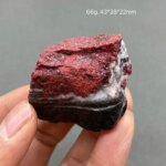 100% natural cinnabar original stone mineral specimen healing crystal teaching specimen collection (New)
