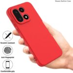 Full Protective Shockproof Funda Oneplus 15 Case Oneplus 15 Case Soft Liquid Silicone Back Cover with Strap (New)