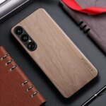 Case Sony Xperia 1 VII VI V IV III 5G funda bamboo wood pattern back cover sony xperia 1 vii vi v iv iii case capa (New)