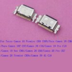 10-100Pcs Charging Type C Charger Dock Connector Usb Plug Tecno Camon 18 Premier 18P 19 Pro Neo 20 30 CL6 CH9 CH6 CH7 CI6 (New)