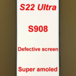 Super AMOLED For Samsung Galaxy S22 Ultra Lcd SM-S908 S908U S908E Display Touch Screen Digitizer Replacement With Defects Screen (New)