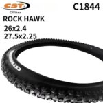 CST C1844 ROCK HAWK 26 inch mountain bike tire steel wire 26*2.40 27.5*2.25 MTB Bicycle thickened tyre (New)