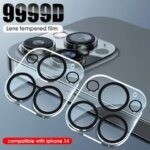4 1PCS HD Back Camera Tempered Glass iPhone 13Mini 13 14 15 16 17 Pro Max Rear Len Screen Protectors Anti-scratch Glass Film (New)