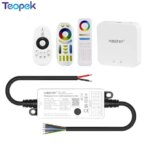 Miboxer Waterproof Controller SR5-P 5 in 1 For Dimmer CCT RGB RGBW RGBCCT LED Strip 2.4G RF Remote Control WiFi Tuya APP (New)