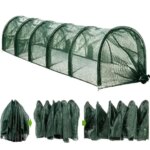 Outdoor metal chicken coop Chicken Tunnel Foldable Long Quick Installation Flexible Yard Outside Chicken Tunnels (New)