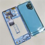Phone Housing Middle Frame Samsung Galaxy A32 4G A325 Battery Back Cover Case Panel Lid Rear Door With Camera Lens (New)