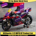 KILO works 1/12 2024 Prima Pramac Racing GP23 GP24 #1 #93 #21 #73 #89 Motorcycle model metal holiday gift collection KILOworks (New)