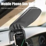 Premium Sun Hat Style Phone Mount Sun Shade Universal Fit Adjustable Extended Sun Visor Rainproof Creative Riding Gear Cycling (New)