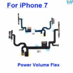 Power Volume Flex Cable iPhone 7 7Plus 8 8Plus SE 2020 2022 ON OFF Power Volume Switch Side Key Flex Cable Repair Parts New (New)