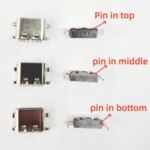 10 USB 3.1 USB Connector Type C Horizontal Mid Mount 16P Female 1.6mm through board 0.8mm charger adapter DIY Type C Bangladesh (New)