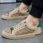 Autumn Men Sneakers Print Design Shoes Flats Casual Tennis Sports Shoes Comfortable Sneakers Non-slip Trainers Male Footwear 44 (New)